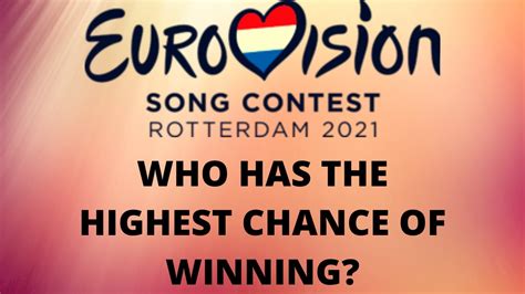 eurovision song contest 2021 odds|Odds Eurovision Song Contest 2021.